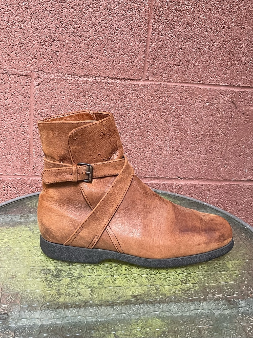 Tod’s Brown Leather Men’s Casual Boots Size 9.5